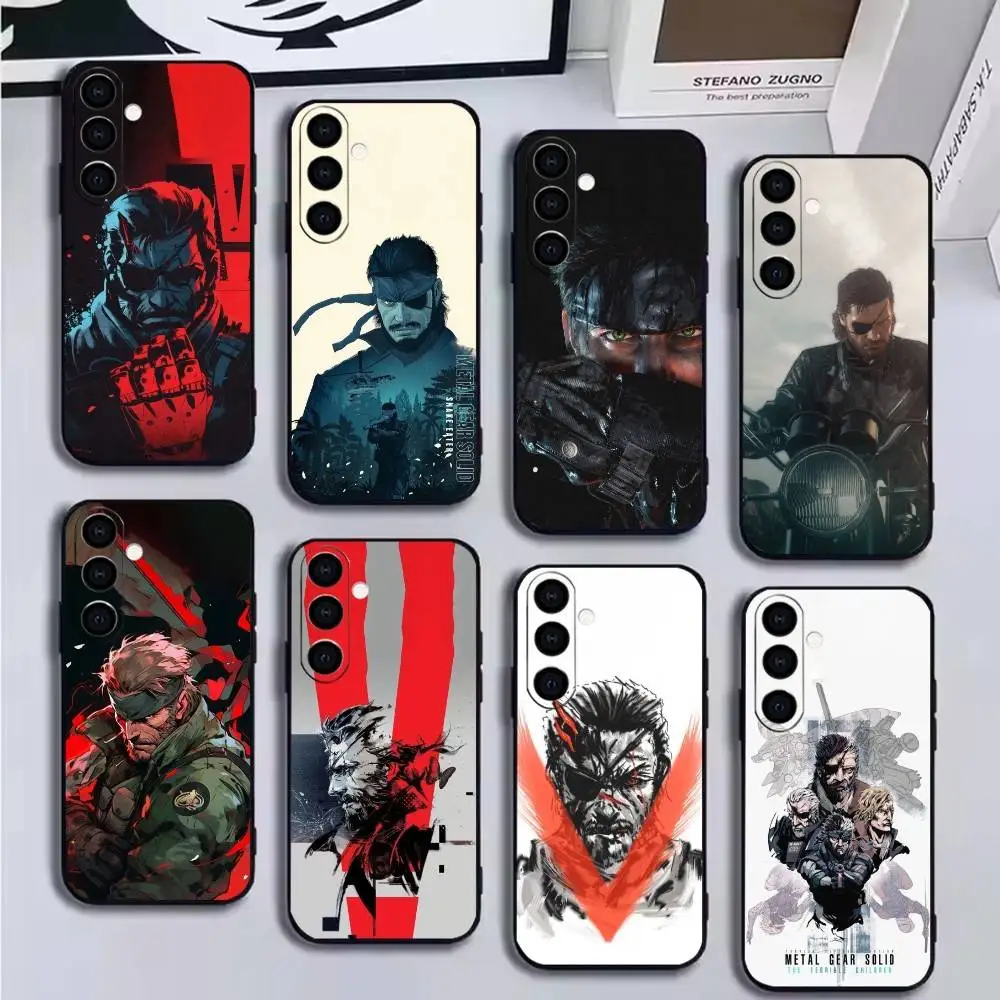 

Game M-Metal G-Gear SolidS Phone Case For Samsung Galaxy A91,80,73,72 ,71,53,52,32 ,31,22,21s,20,Soft Black Case