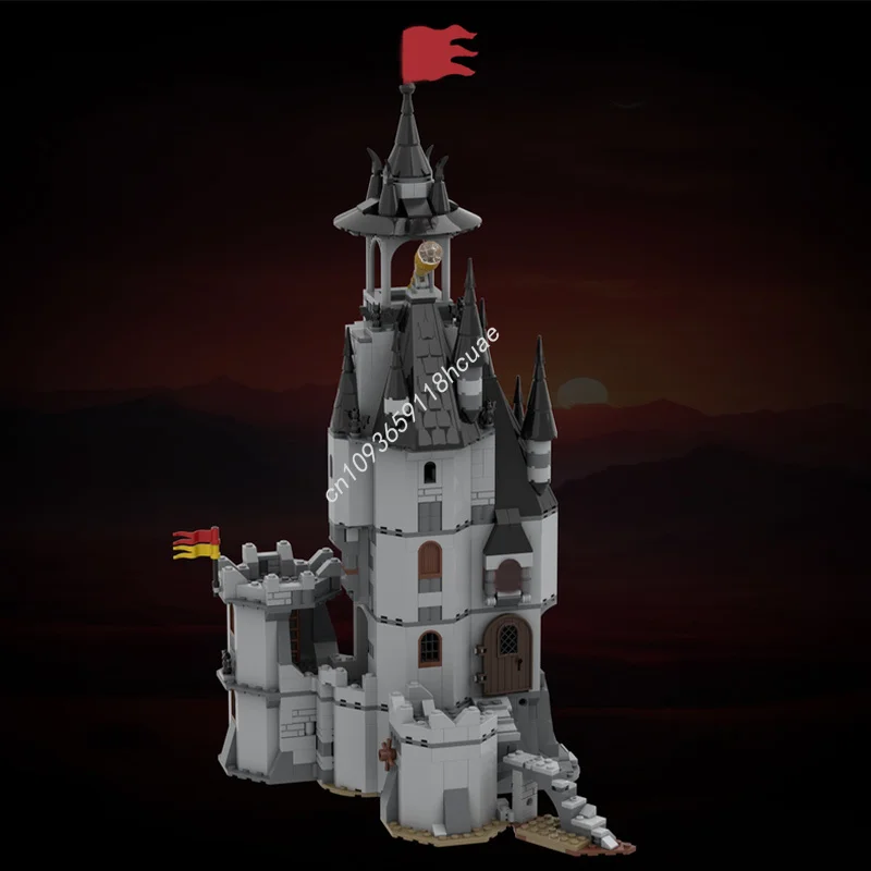 

1042 шт. MOC Fright Knights Nightlord's Manor, строительные блоки STEAM, обучающая рождественская игрушка, подарок, практические способности