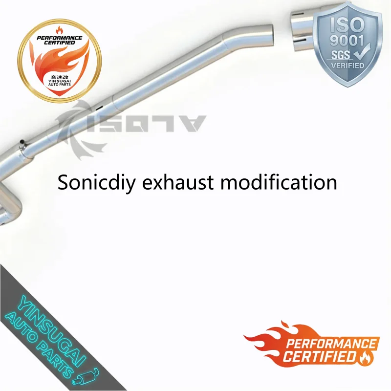 3.5 Inch Large Bore Mid Pipe Exhaust For BMW 520i 530i G30 B48 2.0T 2018-2024 SS304 High Flow Power Upgrade