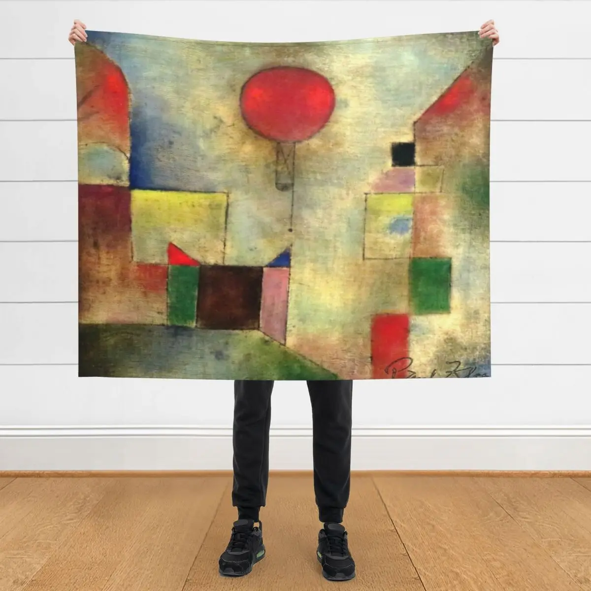 

Paul Klee | Red Balloon | Cubist Art | Childlike Art Klee-inspired Throw Blanket Thin christmas gifts Retros Blankets