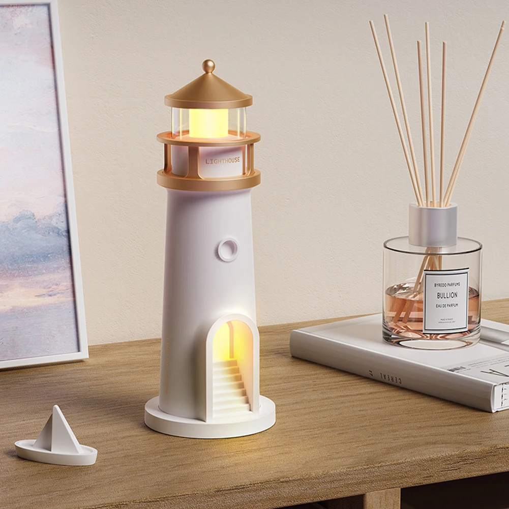 Lighthouse Projection Light Beacon Projector Light Multi-Function Small Night Light Atmosphere Light for Home Decor