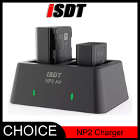 ISDT NP2 Air 25W Dual-Channel Mix Charger for SONY Digital Cameras - Compatible with NP-BX1/NP-FZ100/NP-FW50 Battery