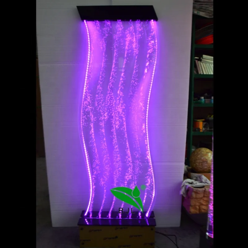 Customized. LUXURY living room furniture glowing LED bubble room partition wall