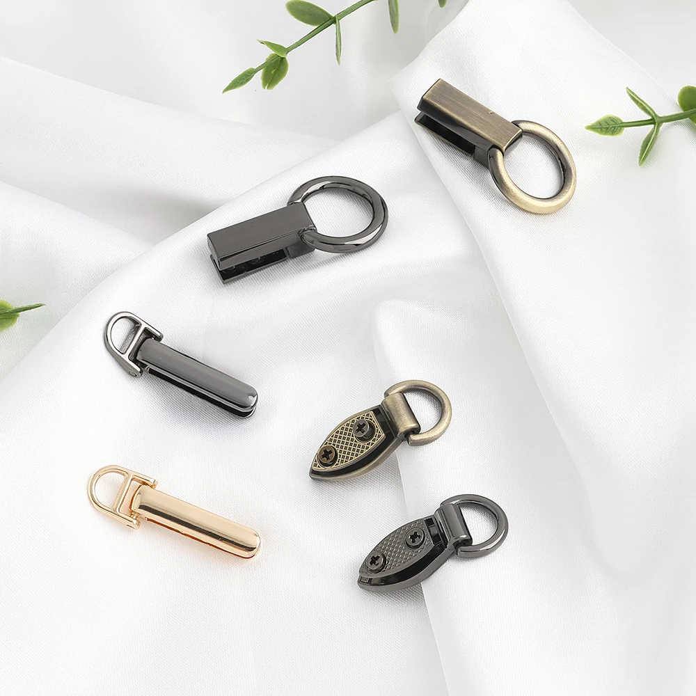 10/30/100PCS Metal Leaf Shape Bag Anchor D-ring For DIY Leather Shoulder Handbag Straps Hanger Hooks Connector Clips Accessories