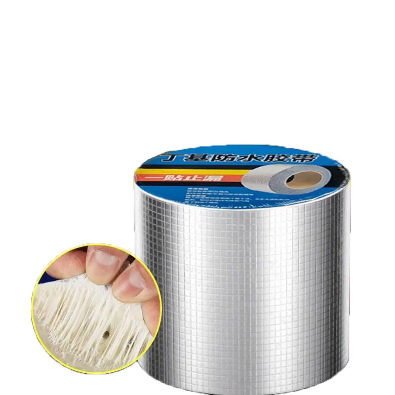 Pita Butyl Tahan Air untuk Penyegelan dan Perbaikan Kebocoran Membran Butyl Perekat Sendiri Membran Penyegelan Atap Perekat Sendiri