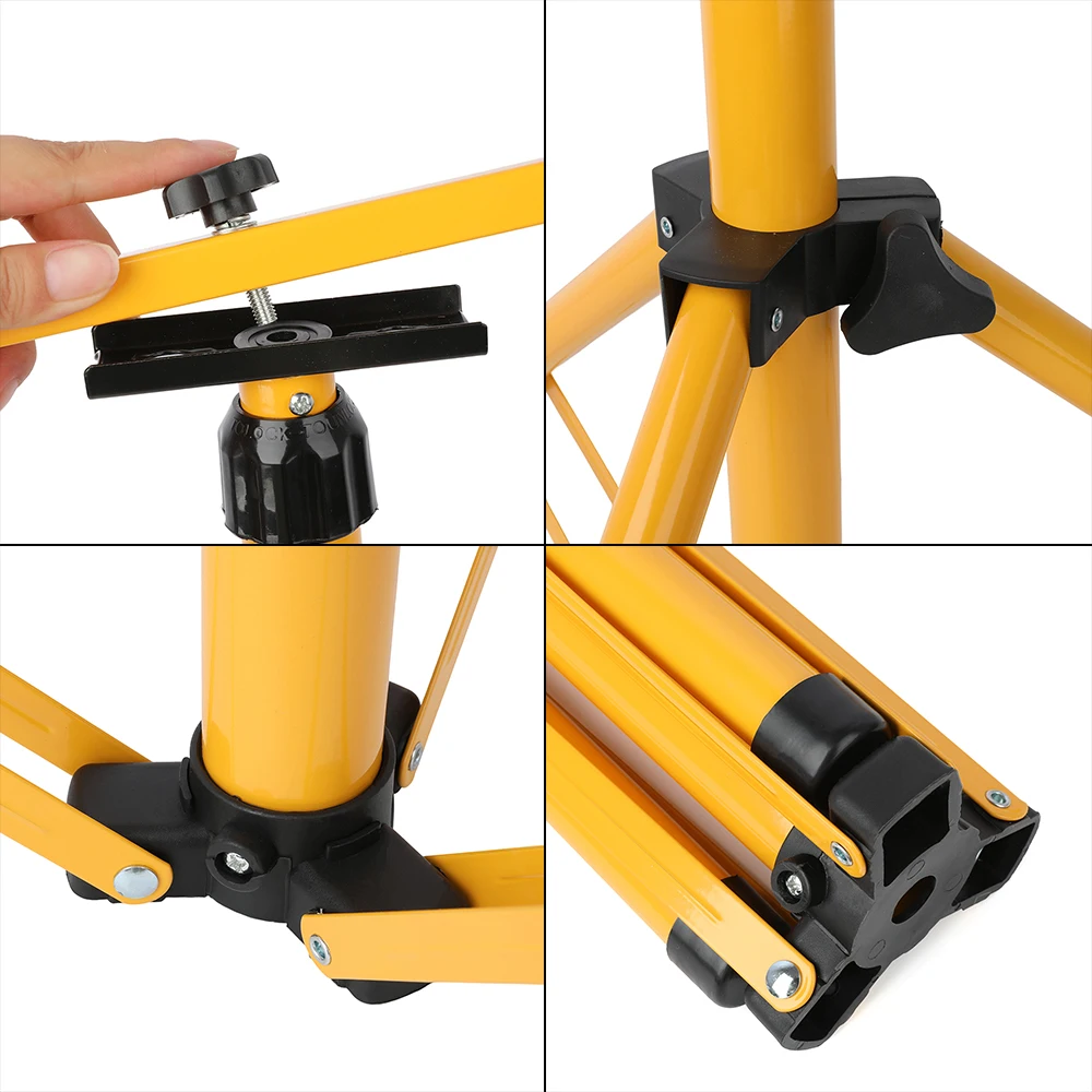 Soporte para objetivo de tiro con arco triangular retráctil de hierro