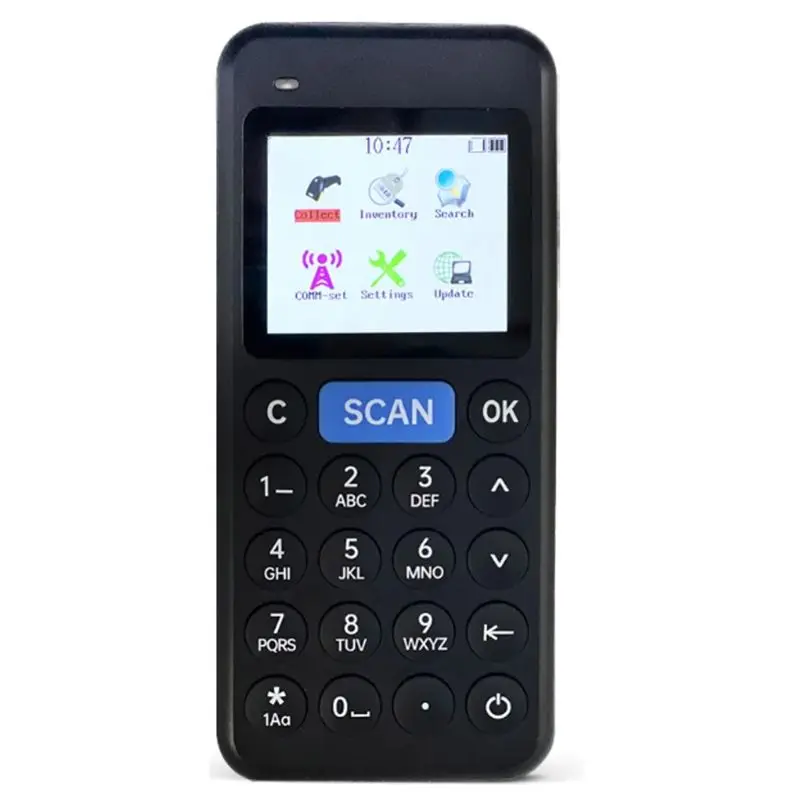 

New!Wireless Barcode Scanner 1D 2D Inventory Counter Data Collector For Warehouse Supermarket Management