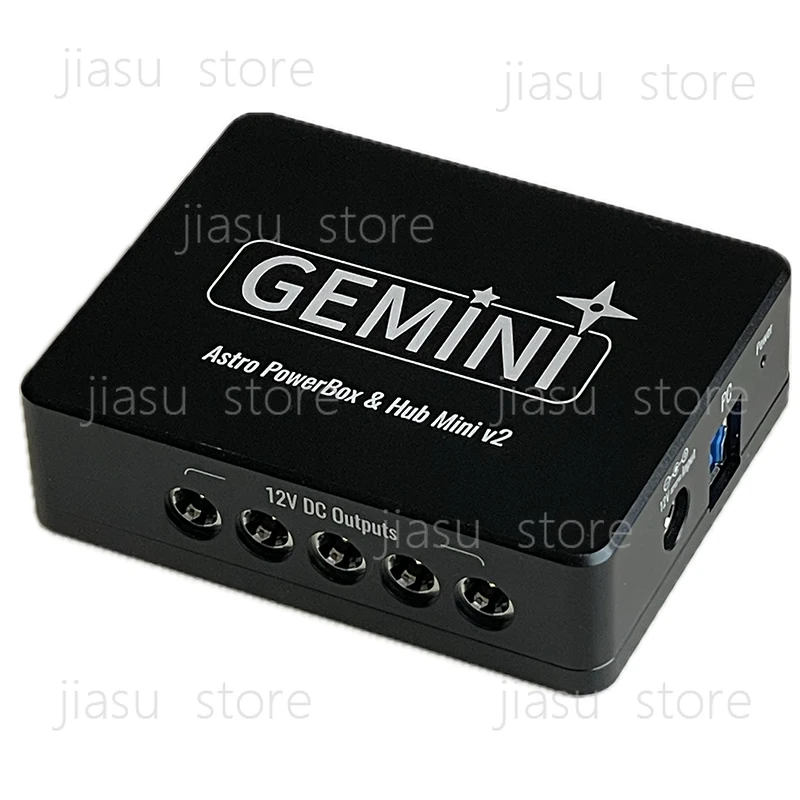

2025 GEMINI Brand New Astronomy Mini V2 HUB Power Box DC+ USB3.1 High-speed Readout Output for Astrophotography