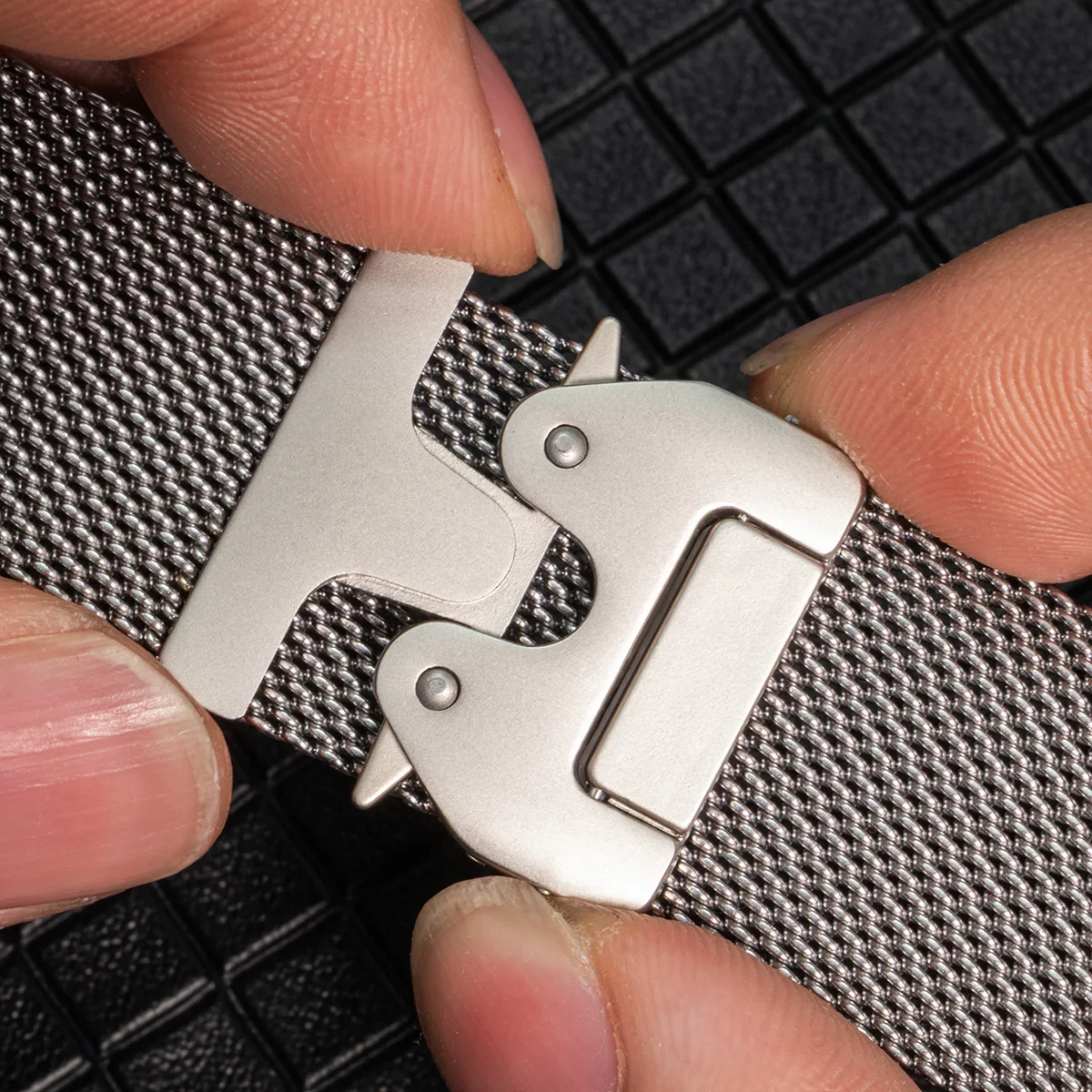 삼성 갤럭시 울트라 시계 용 밀라노 스트랩 갤럭시 7 울트라 시계 밴드 액세서리 용 47mm 럭셔리 스테인레스 스틸 팔찌