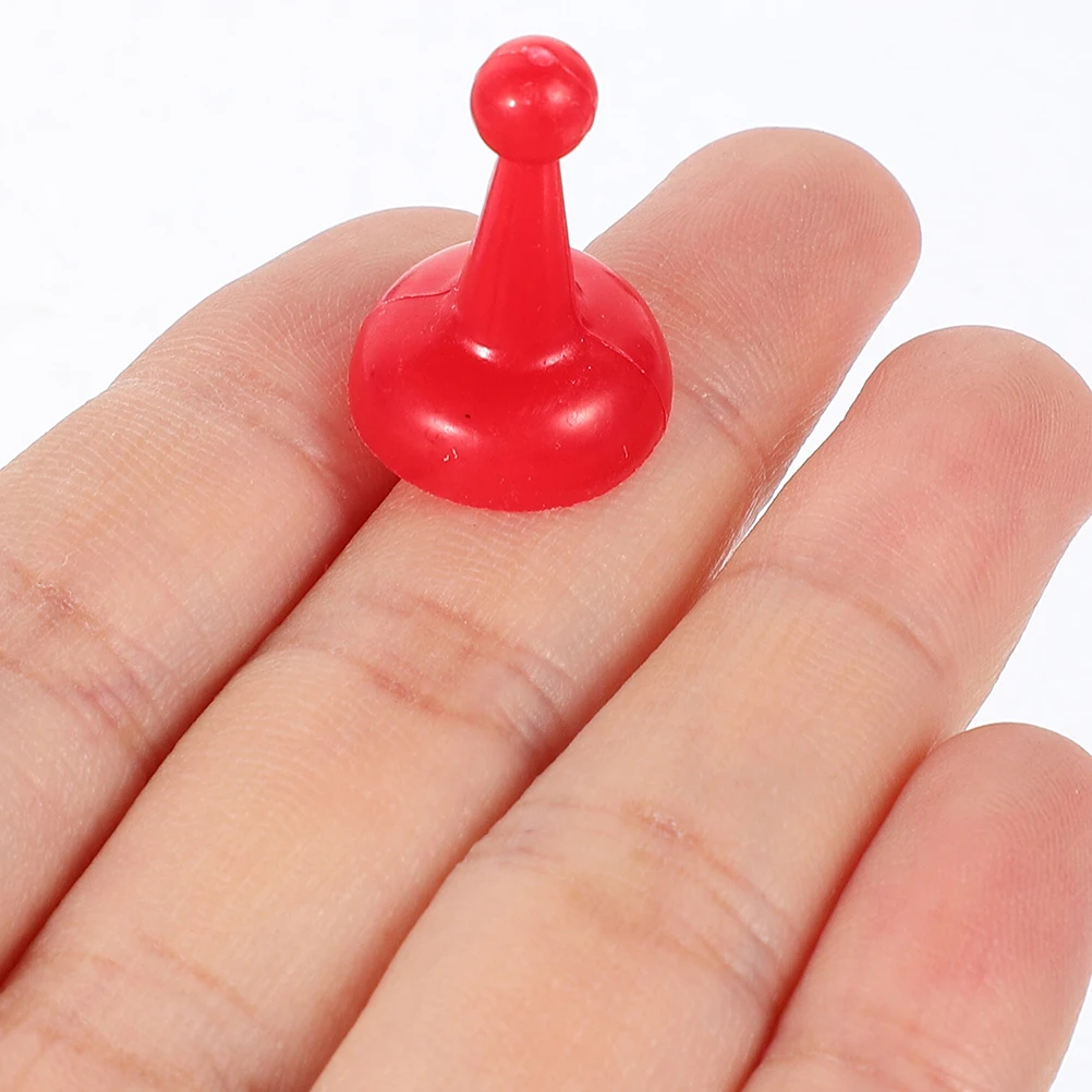 

32Pcs Plastic Chess Pieces Only: Brightly Colored Game Tokens for Board Games Tabletop Markers Replacement Game Supplies Set