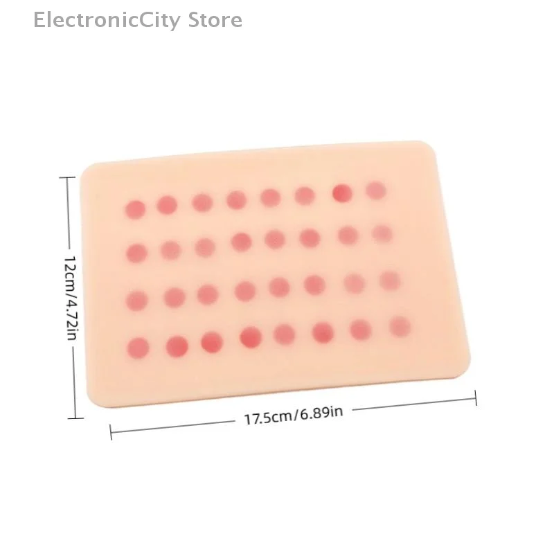 1 قطعة لوحة التدريب حقن داخل الأدمة وحدة اختبار الجلد لوحة الممارسة تحت الجلد نموذج محاكاة طبي ممرضة الممارسة #6