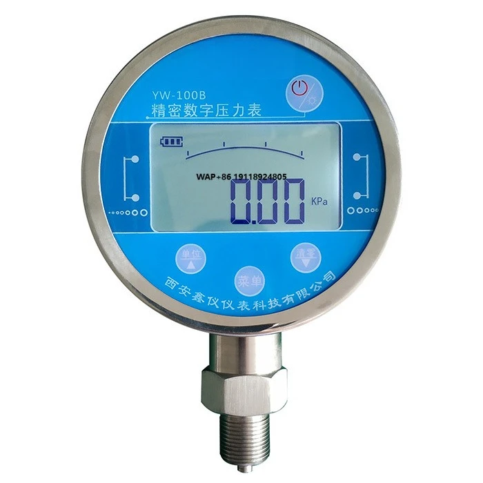 YW-100B High Precision Precise  Digital Pressure Gauge With  Pressure Strap Backlight