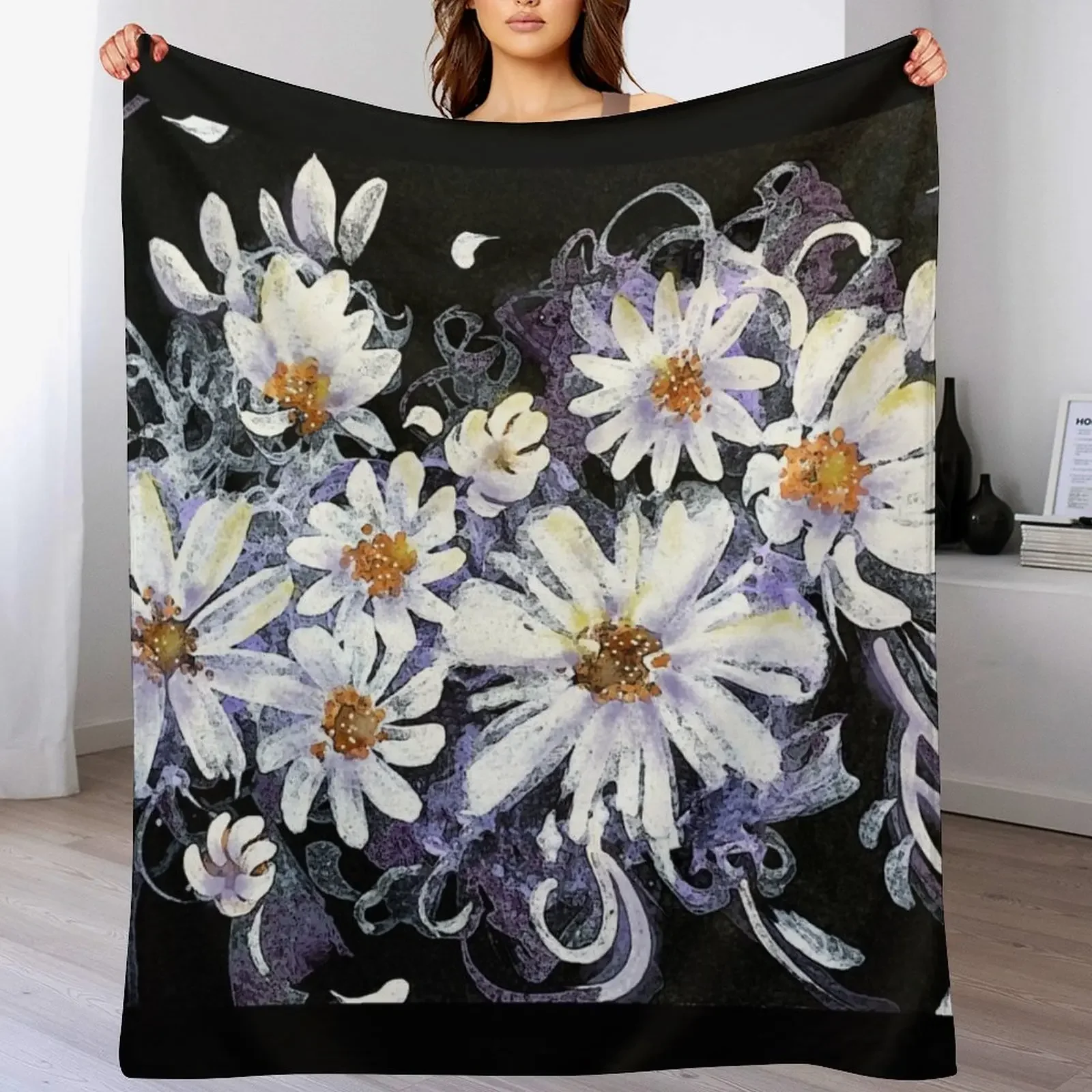 

Fresh Daisy Throw Blanket For Baby Retros Bed linens Comforter Blankets