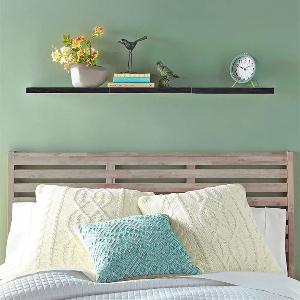 Rectangular Wooden Wall Hanging Plant Rack Bedroom Living Room Wall Hanging Storage Rack Decoration Household Sundries Storage