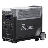 FOSSiBOT F3600 Pro Portable Power Station,3840Wh LiFePO4 Battery 2 Extra Battery Pack Expandable Capacity Power Bank