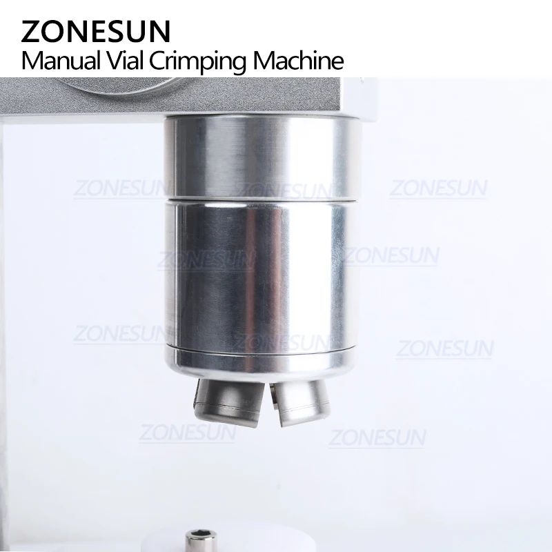ZONESUN ZS-TVC2 Manual Aluminum Plastic Cap Glass Small Vial Bottle Crimp Capping Sealing Machine