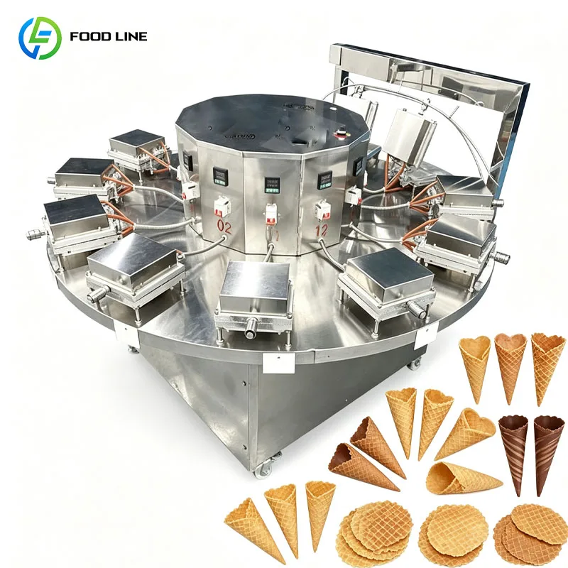 Crispy Roll Machine Automatic Wafer Tube Production Machine Commercial Bakery Food Equipment Customized