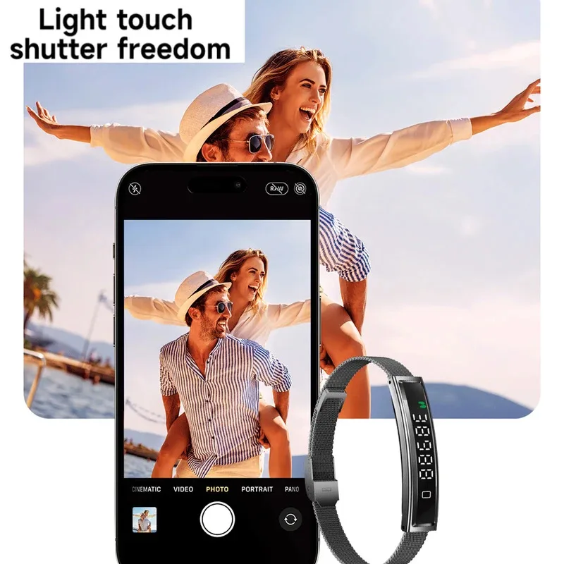 야외 스마트 팔찌 심박수 수면 건강 모니터링 지능형 디스플레이 초박형 손목 밴드 방수 통화 알림 여성용