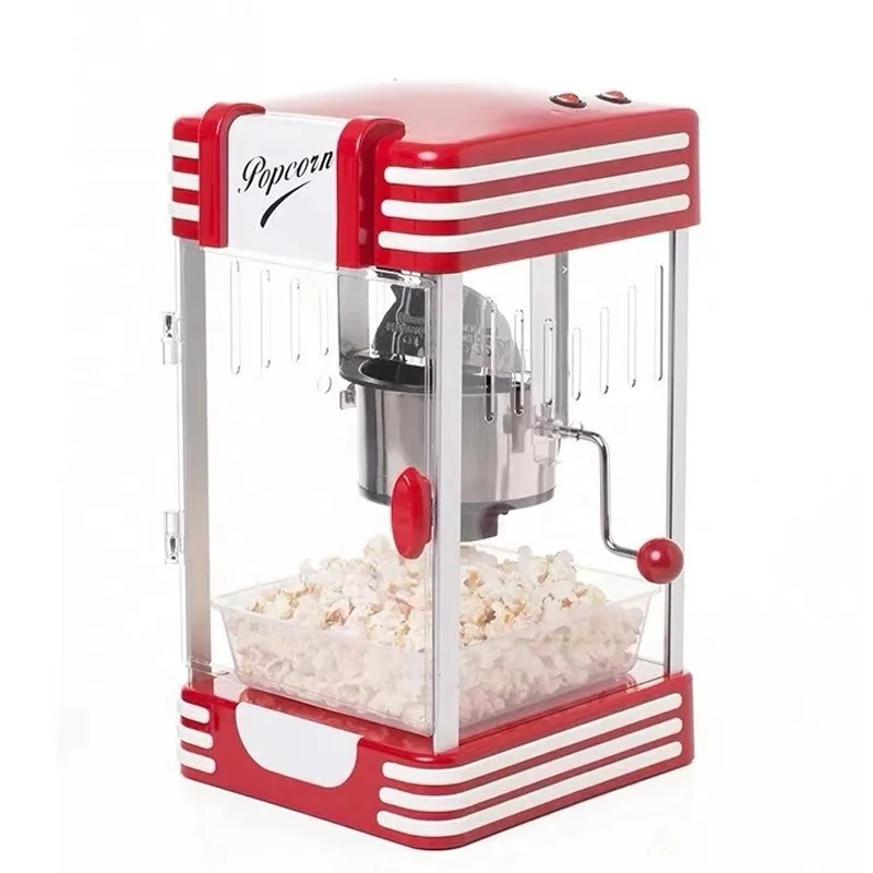 

Popcorn Maker, Professional Portable 270ml 1200W Mini Popcorn Machine, Home Use Rapid Hot Air Popcorn Maker