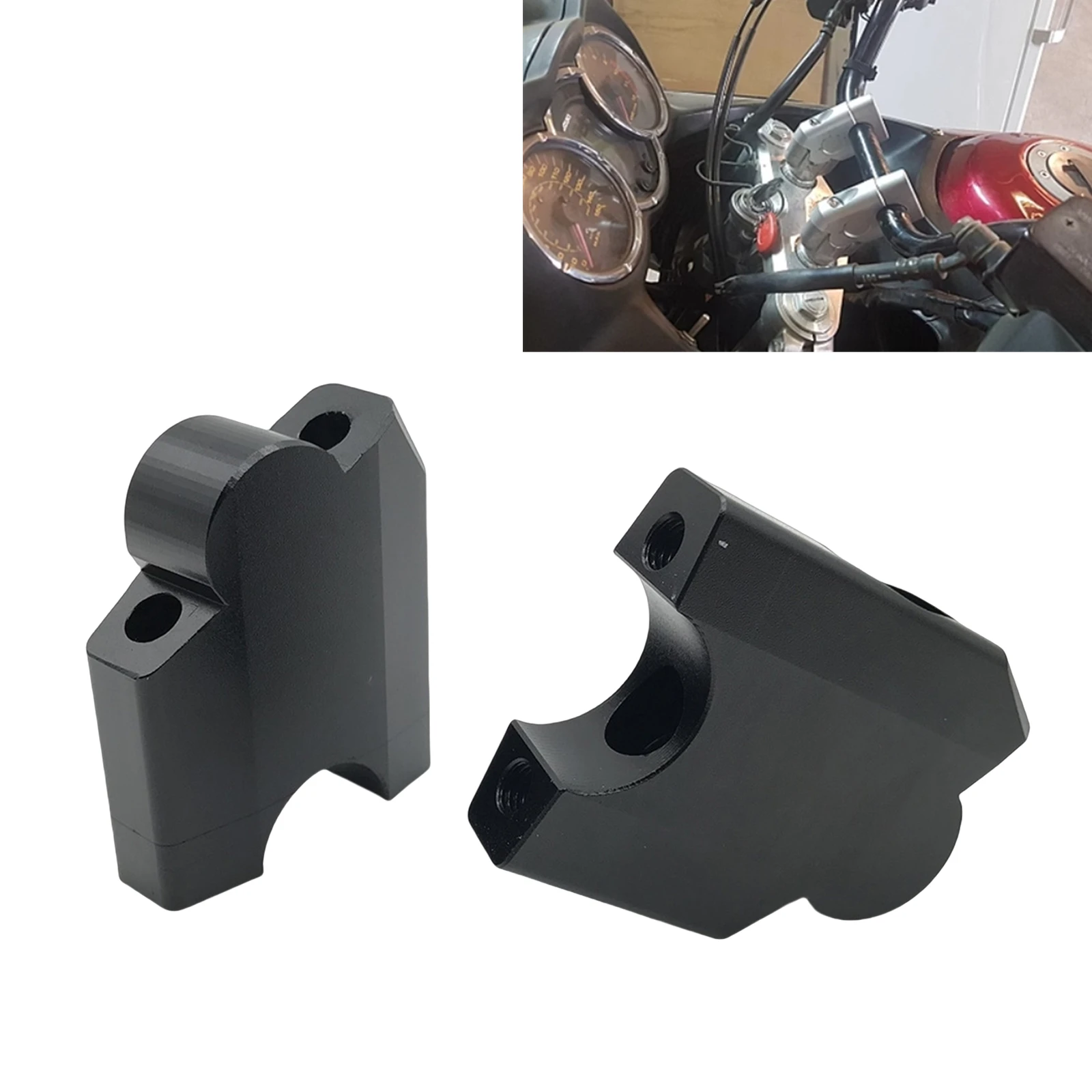 

Motorcycle Handle Bar Riser Mount Clamp Adapter For Yamaha XT1200Z SUPER TENERE 1200 2010-2020