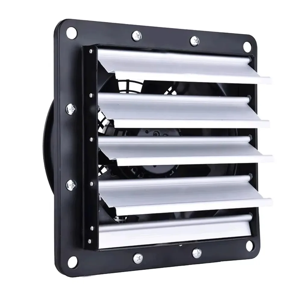 24 inch industrial exhaust shutter fan, single speed wall mounted fan