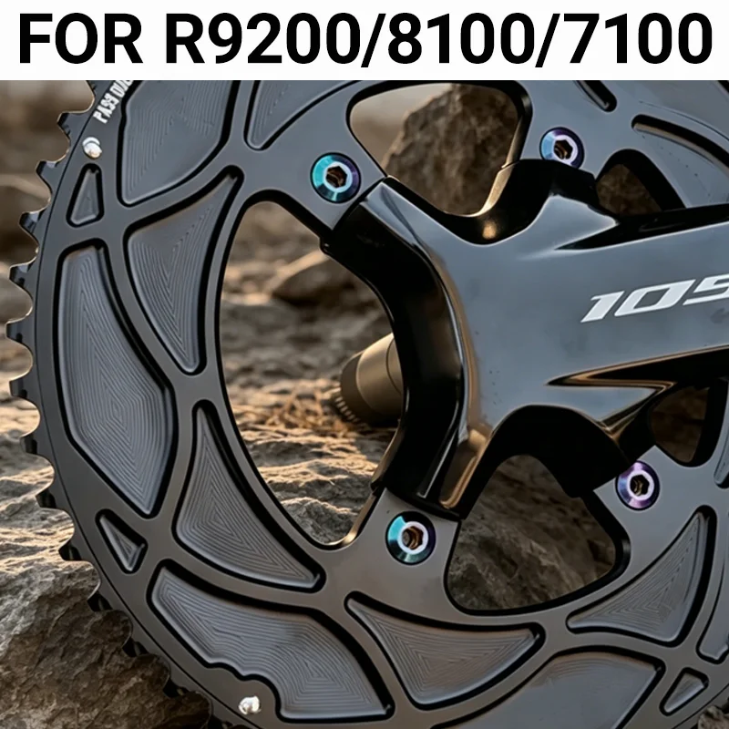 

PASS QUEST BCD110 Chainring 4 Arm For Shimano R7100 8100 9200 46 33 50 34t 52 36 53 39 54 40 Double 11 Speed 12v Plato