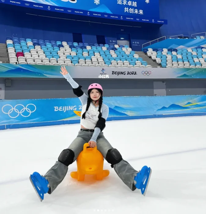 Dolphin Ride-On Ice Skate Assistant | Seated Training Pusher | Dual-Use Rink Equipment | Parent-Child Activity Aid