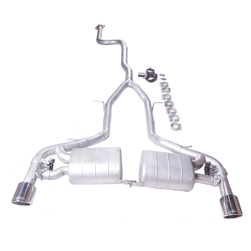 

For 2011-2016 Chevrolet Camaro 2.0Tcatback304 stainless steel electronic valve dual tip exhaust system