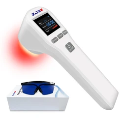 ZJZK 880mW Cold Laser Therapy Pain Relief Equipment 808nm LLLT Therapy for Knee Pain Arthritis Treatment Wrist Foot Neck Pains