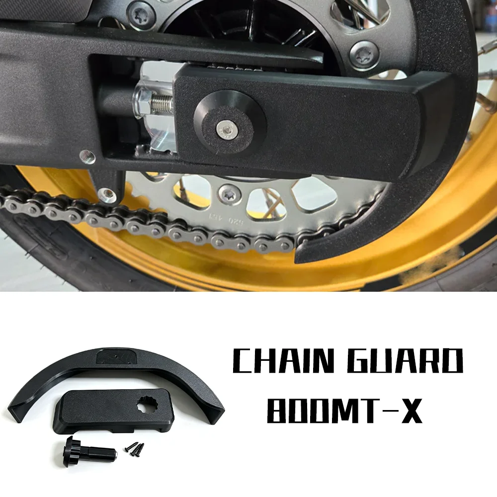 For CFMOTO MTX800 Chain Guard 800MTX 800 MT-X Anti-Splash Chain Guard Plate Chain Cover Rear Wheel Cleaning 800 MTX 800MT-X