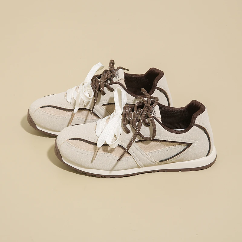 حذاء أبيض جديد لعام 2025 للنساء، حذاء رياضي كاجوال عصري لزيادة الارتفاع، حذاء كاجوال متعدد الاستخدامات وجيد التهوية