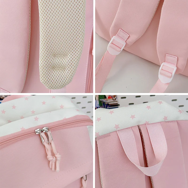 レディースカジュアル大容量リュックサック　おしゃれでシンプルなデザイン　旅行、学校、通勤に最適 - 新しい可愛いスタイル