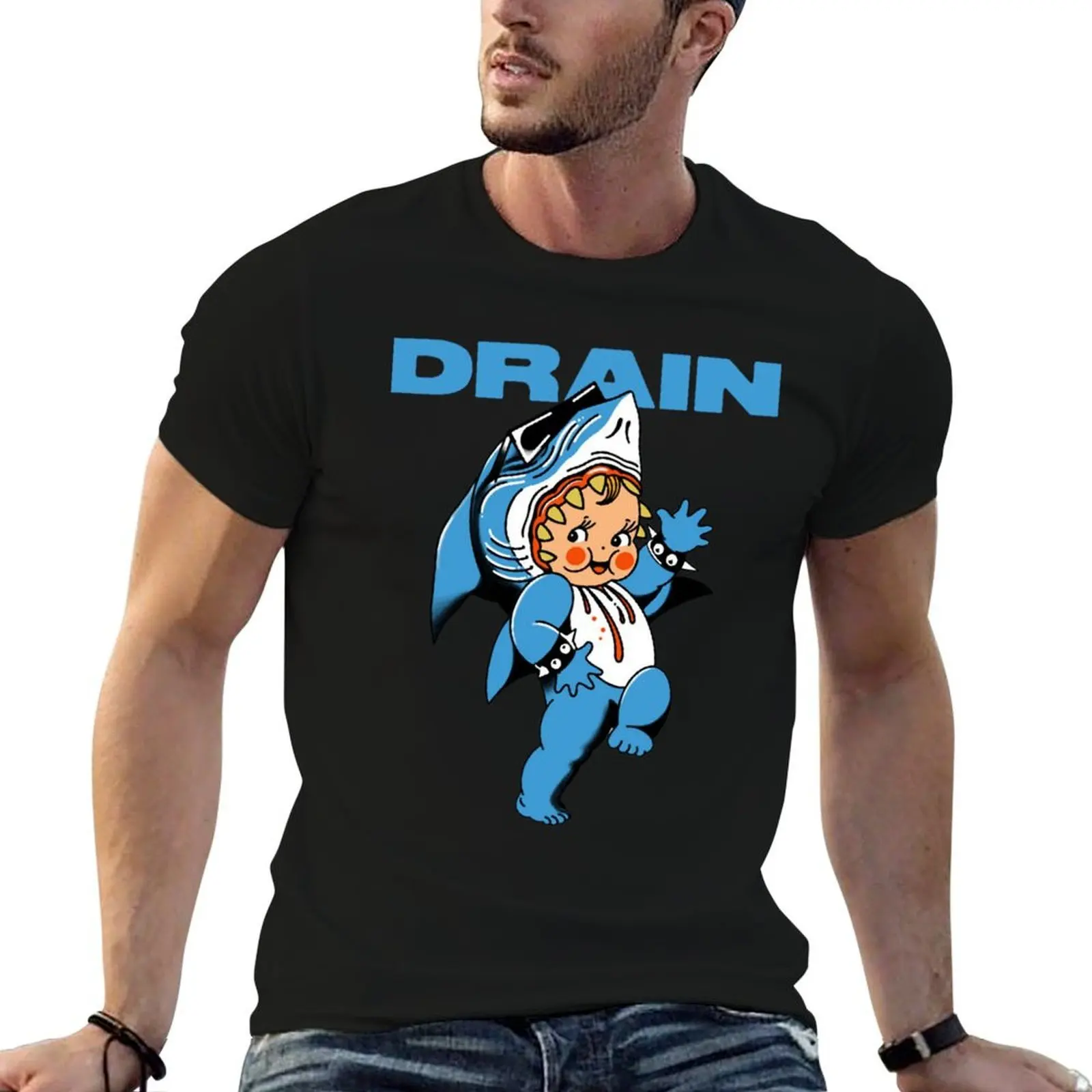 

DRAIN BAND T-Shirt cotton t shirt pack anime t shirts for man cotton t shirts high quality T-shirt