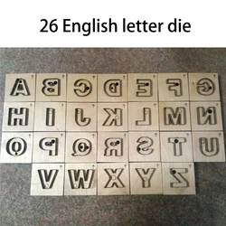 dostosuj angielska litera Zestaw form do wycinania 4 cm 26 liter wisiorek skórzany brelok do kluczy samochodowych forma do noża kreatywny prezent urodzinowy