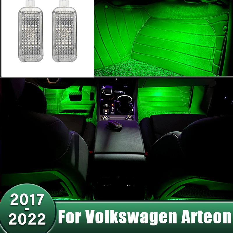 

LED Car Footwell Atmosphere Lamp Interior Decorative Light Accessories For Volkswagen VW Arteon 3H 2017 2018 2019 2020 2021 2022