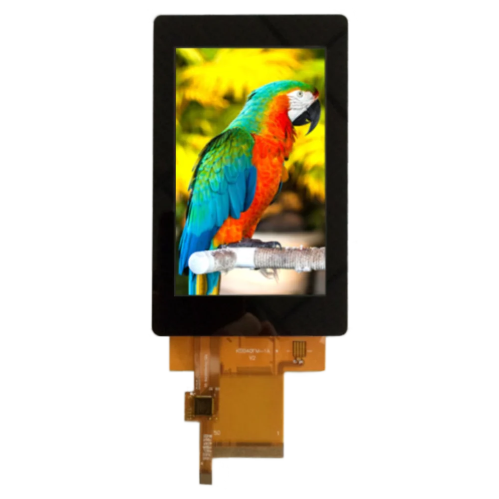 4 inch 480x800 IPS TFT LCD Display 400nits 3SPI+RGB Interface ILI9806E Controller with PCAP Touch Panel