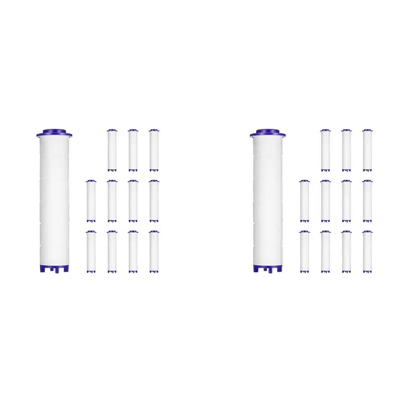 AB43-Filter Cartridge For Vortex Shower Head 3.7In Set Of 24 Replacement Filter Cartridge For Detachable Propeller