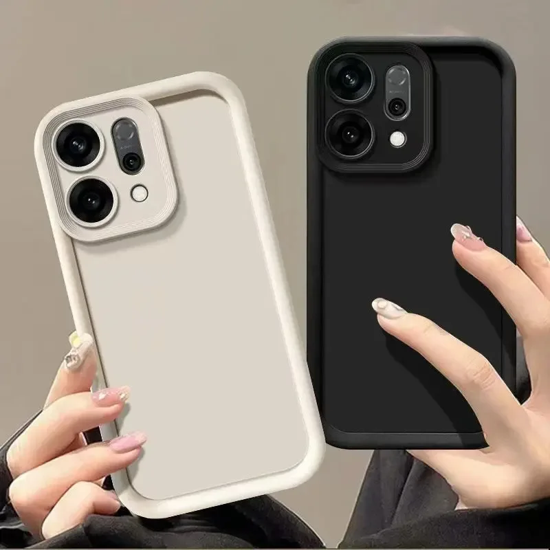 For OPPO Reno 14 Pro Case For Appo Reno14 Reno14Pro 5G Phone Cases CPH2737 Anti Fall Protection Luxury Matte Soft Back Cover ﻿