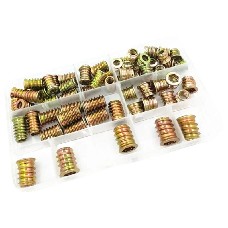 65pcs DRAAD Plaats schroefmoer voor multifunctioneel gebruik meubels en