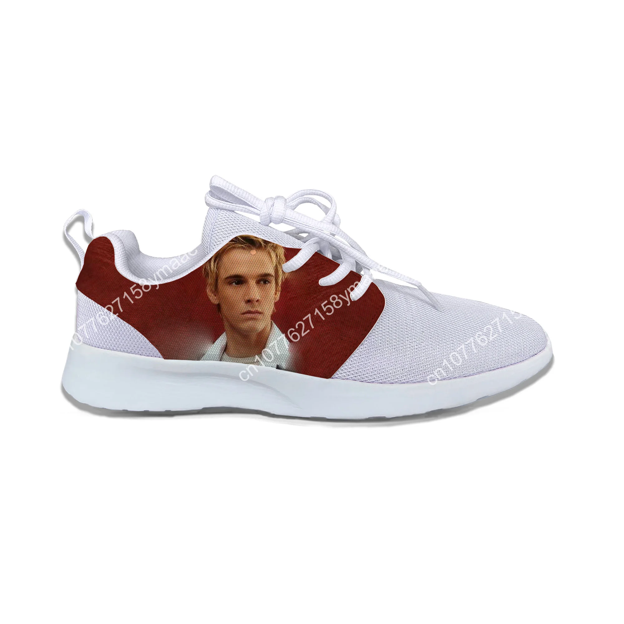 Hot Cool Funny New Summer High Quality Sneakers Casual Shoes Men Women Aaron Carter Running Shoes Mesh Latest Sports Shoes