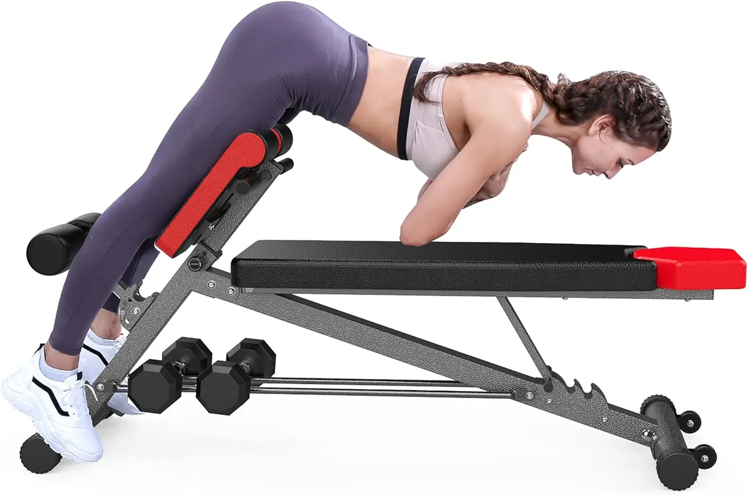 Multi-Functional Weight Bench for Full Body Workout at Home - Adjustable for Various Exercises