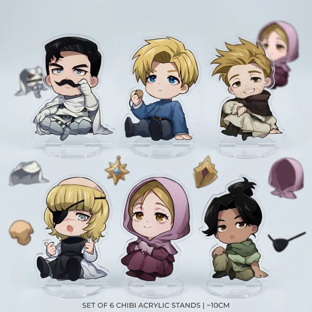 Orb On the Movements of the Earth Novak Badeni Chibi Acrylic Stand Figure Oczy Cute 10CM Desktop Decor Keychain Cosplay Toy Gift