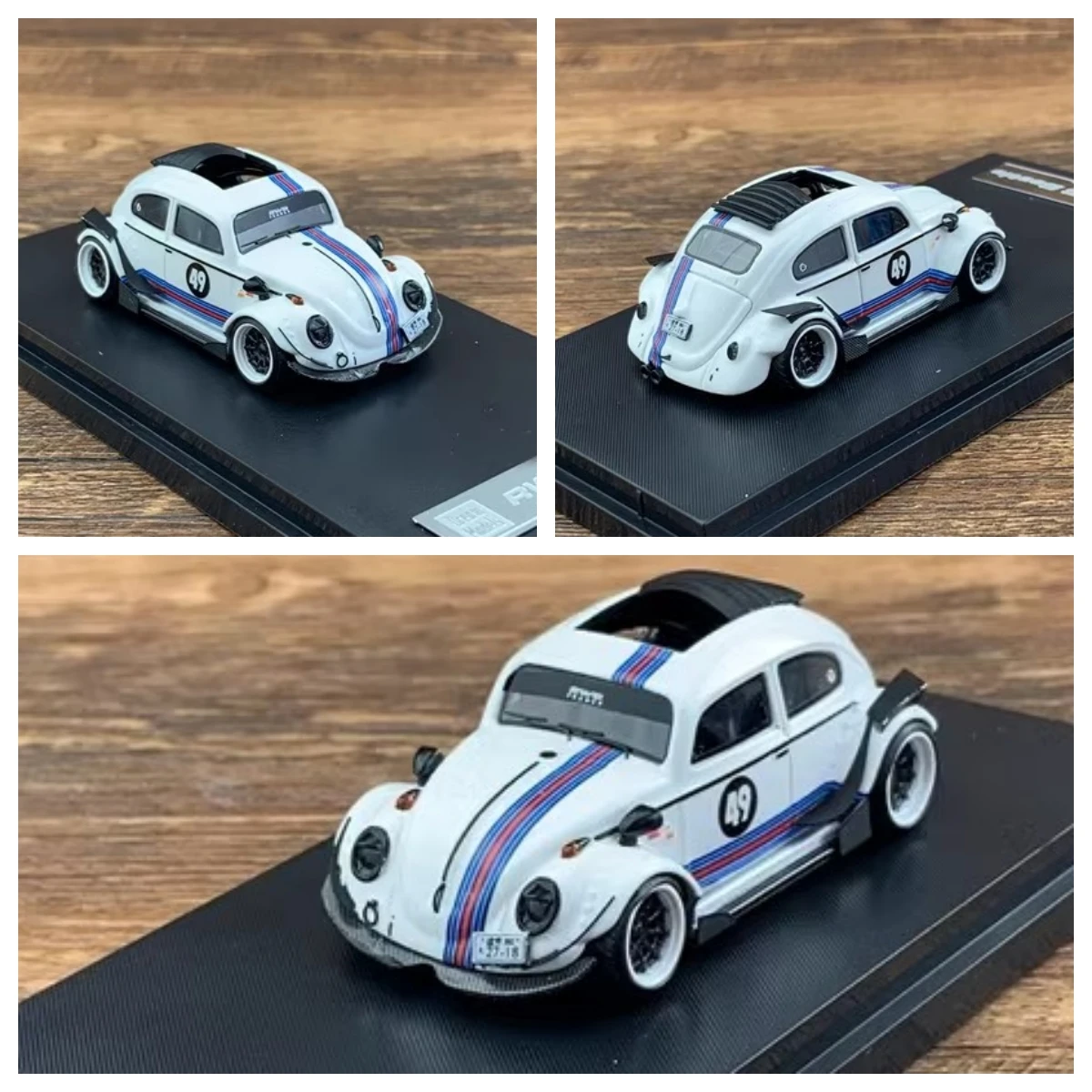 

1/64 Dream Models RWB White Resin Model Car Collection Limited Editon Hobby Toys