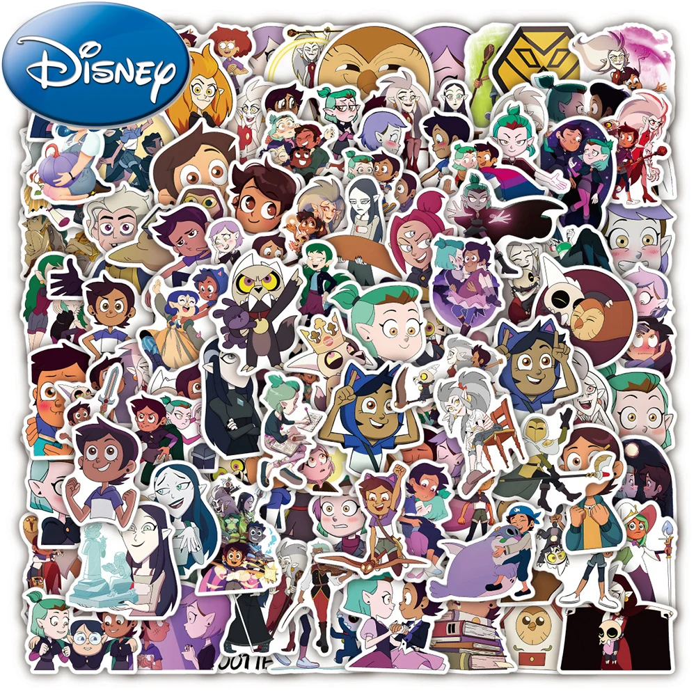 10/30/50/100pcs Disney Anime The Owl House Stickers Cartoon Graffiti Decals Phone Skateboard Notebook Funny Sticker for Kids Toy