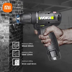 Xiaomi New WORX WE210 Brushless Hand Electric Drill 12V Smart Cordless Electric Screwdriver Household Lithium Battery Drill Tool