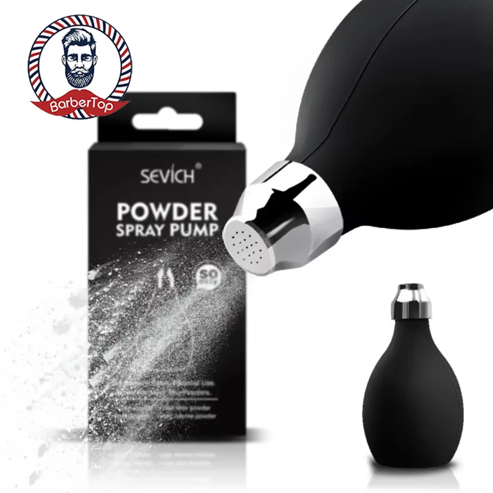 

Контейнер для порошка парикмахерской Barbertop, с распылителем, многоразовый силиконовый талька