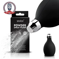 Barbertop Hair Salon Powder Spray Bottle Refillable Talcum Silicone Container Barber Styling Tools Accessory