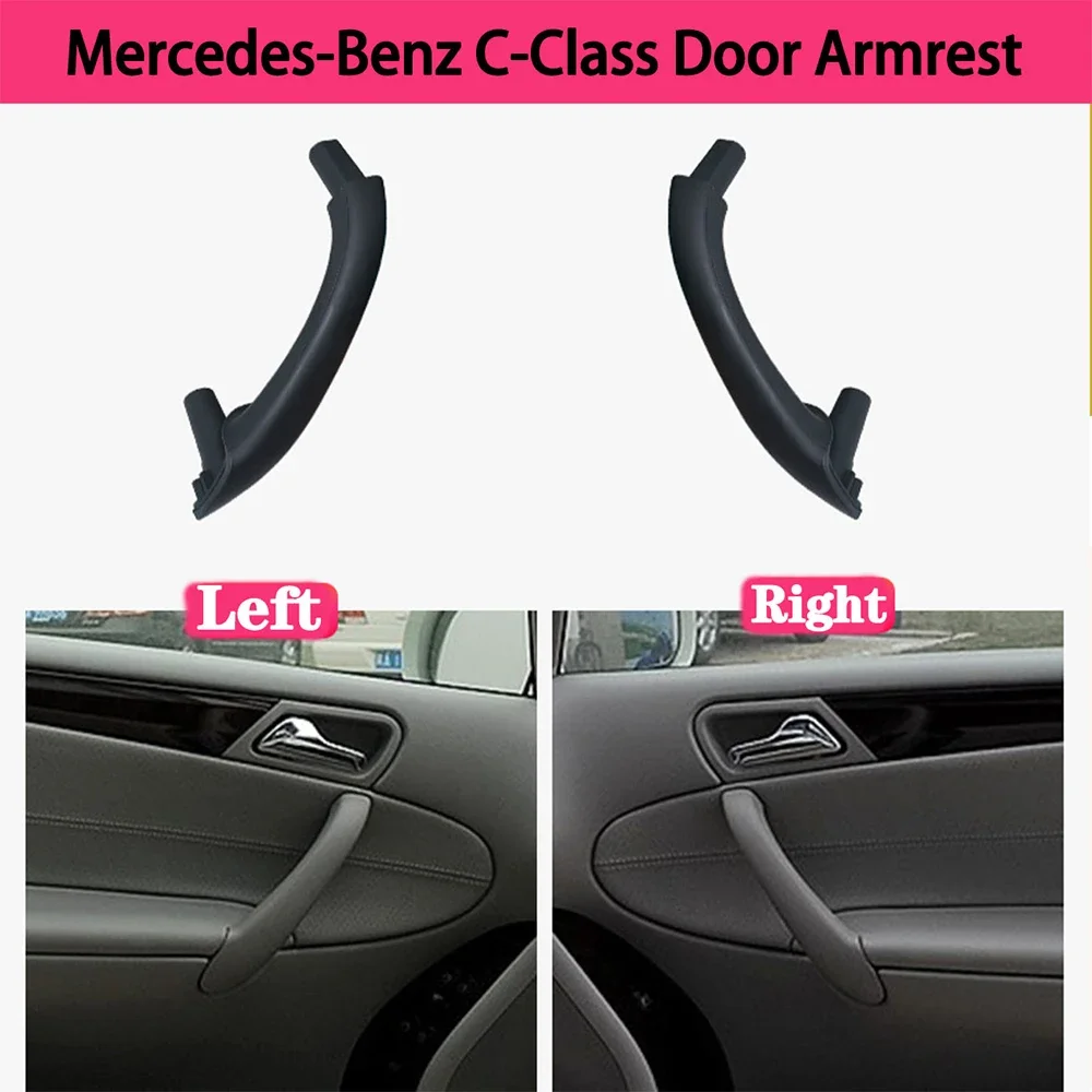 Upgraded Car Interior Door Pull Grab Handles Replacement For Mercedes Benz W203 C Class 2000-2007 2038101551