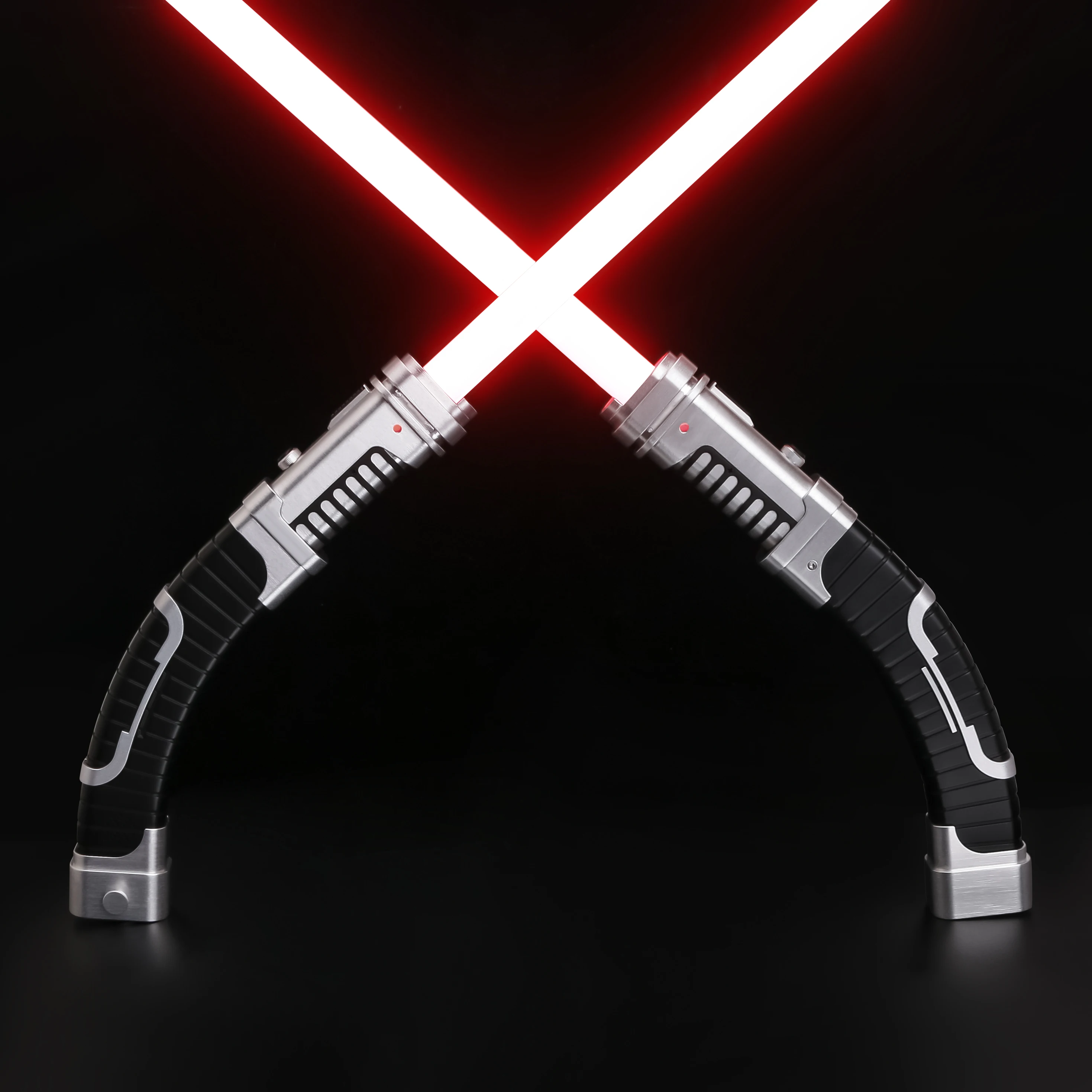 TXQ Asajj ventress  Combat Lightsaber Proffie Smooth Swing Blaster Metal Toys Christmas Cosplay Gift Juguetes lightstick