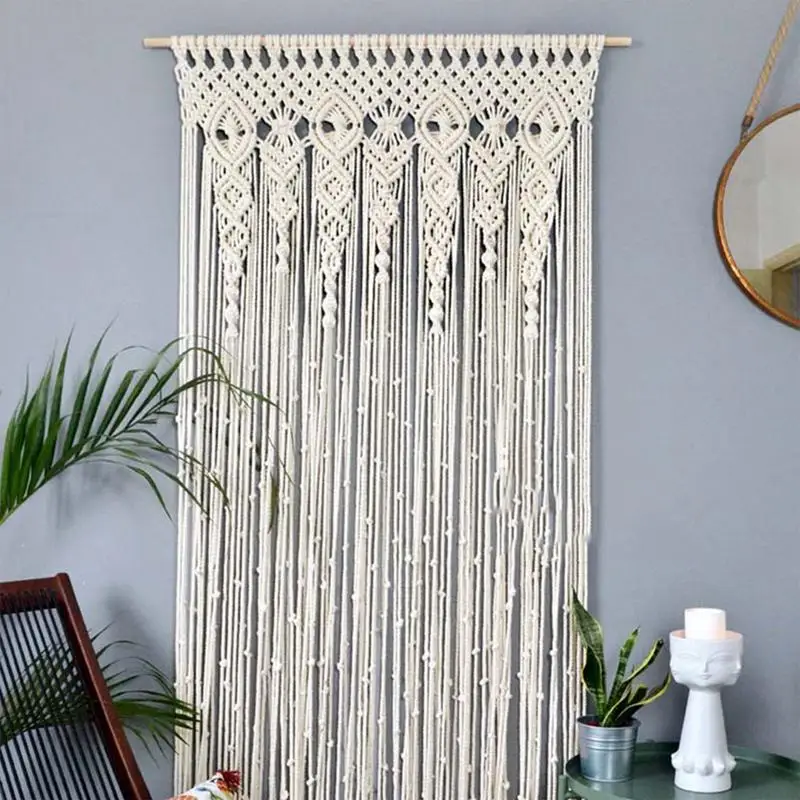 

Wall Hanging Curtain Boho Door Window Hanging Curtain Woven Tapestry Wall Decor Home Ornament For Apartment Bedroom Living Room